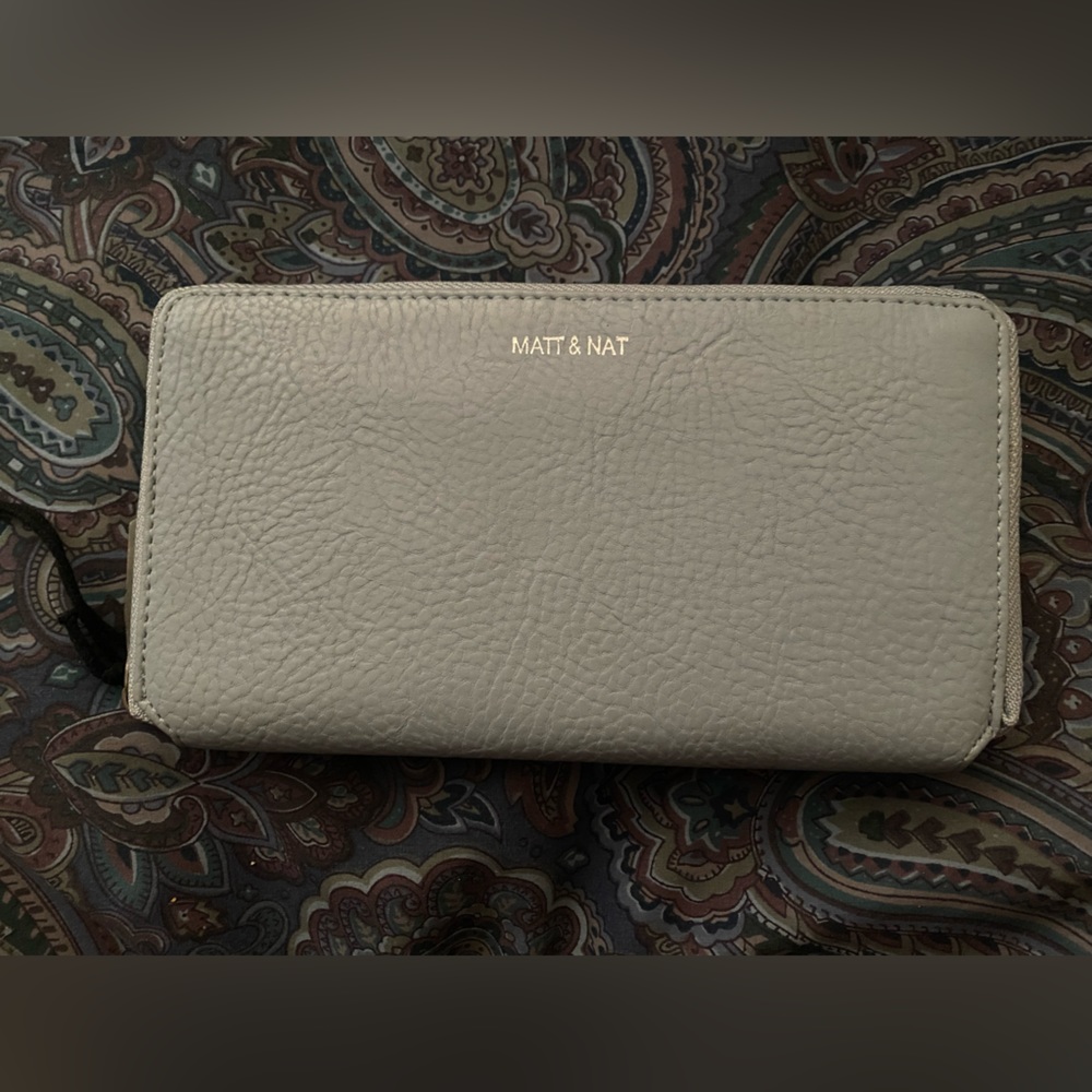 Matt and Natt light blue wallet